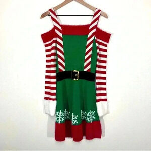 JoyLand Christmas Sweater Dress